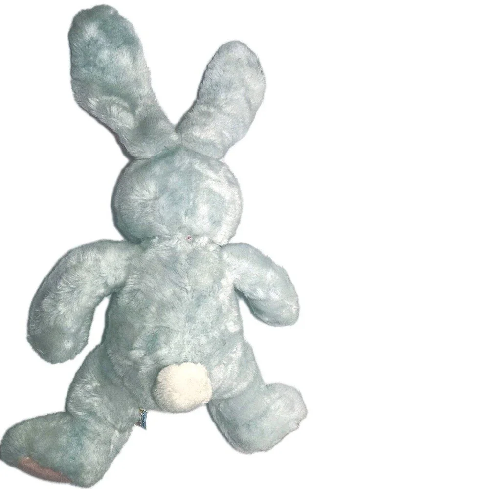 RARE Large 18" Vintage Stuffed Animal Alley Toys R Us Blue Plush Bunny Rabbit - Picture 2 of 16